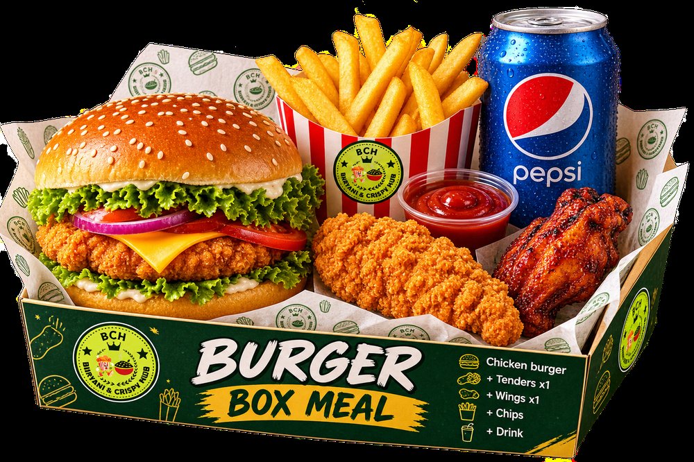 Burger Box Meal